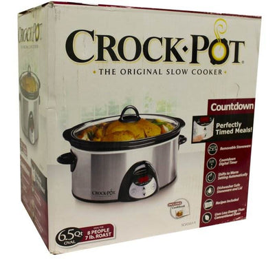 Crock-Pot SCVC651-F 6.5-Quart Oval Slow SS Cooker