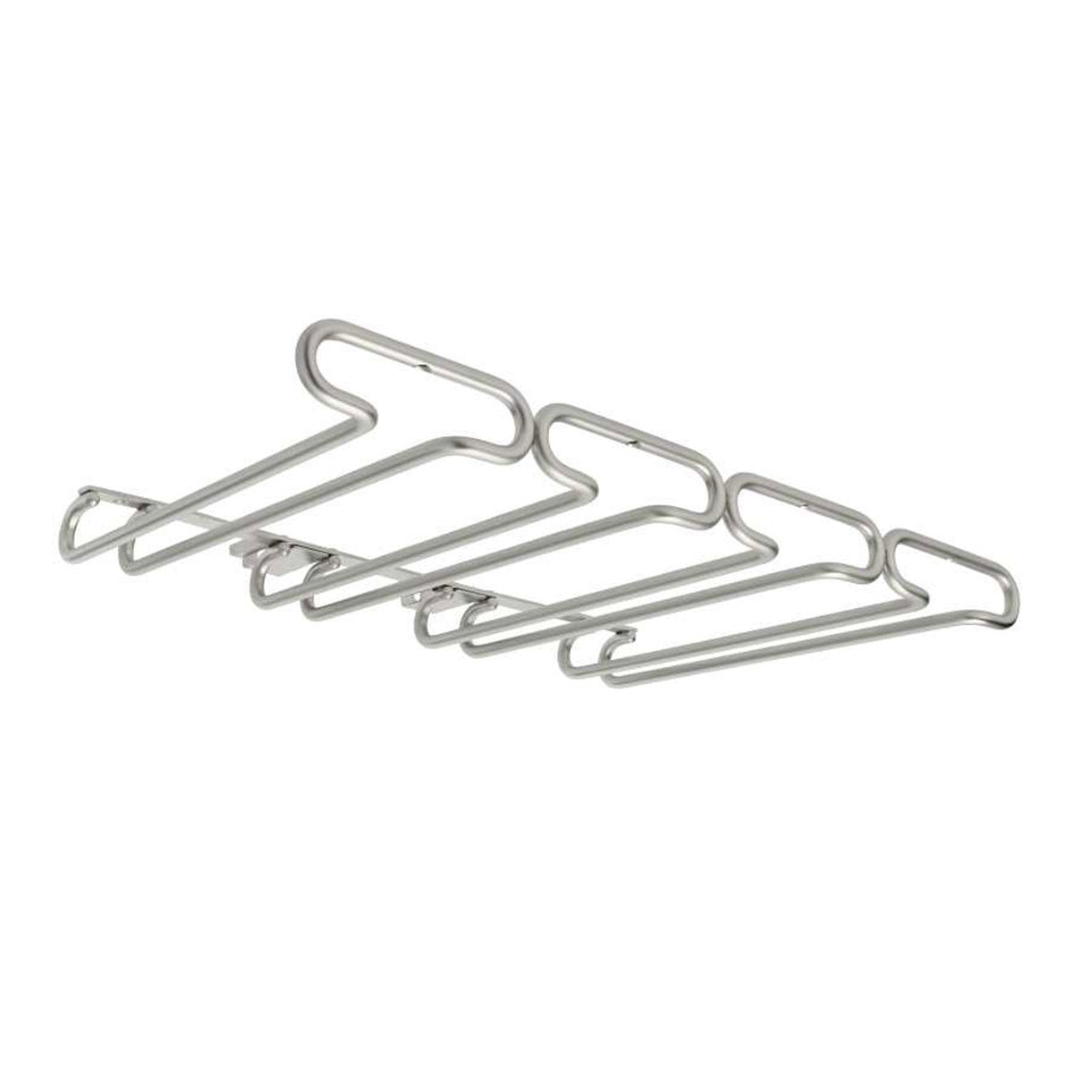 Rev-A-Shelf 11" Quad Under Cabinet Glass & Stemware Holder, Nickel, 3450-11SN - VMInnovations