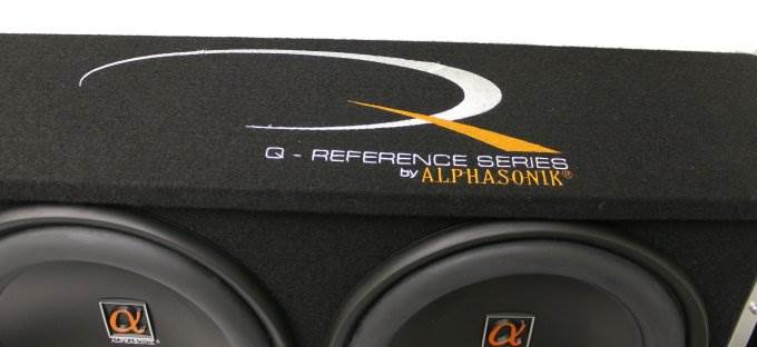 ALPHASONIK APTPK3 12" 800W Car 2) Subwoofers+Box+Amp - USED