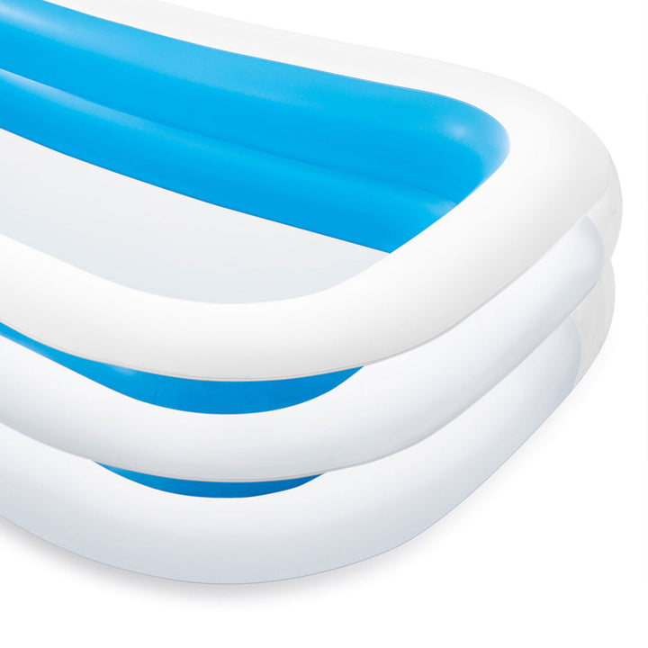Intex Inflatable Swim Center Family & Kids Fun Swimming Pool, Lime Green (Used)