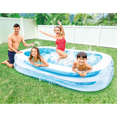 8.5ft x 5.75ft x 22in 198 Gallon Inflatable Family Swimming Pool(Open Box) - VMInnovations