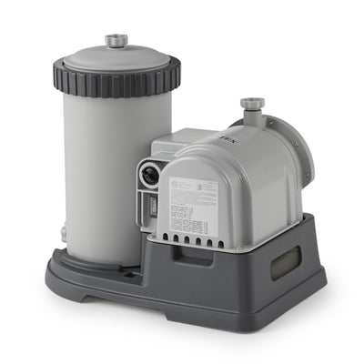 Intex 2500 GPH Above Ground Swimming Pool Cartridge Filter Pump System(Open Box)