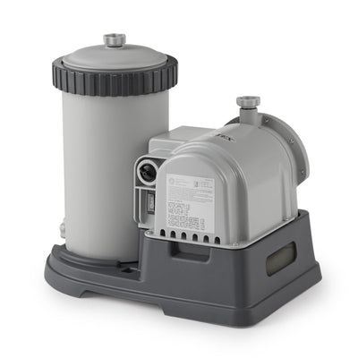Intex 2500 GPH Above Ground Swimming Pool Cartridge Filter System(Open Box) - VMInnovations