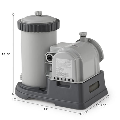 Intex 2500 GPH Krystal Clear Pool Filter Pump w/ Timer 633T 28633EG (For Parts) - VMInnovations