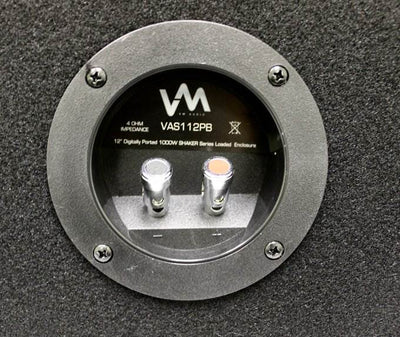 VM Audio VAS112PB 12" 1000W Subwoofer Sub Ported Enclosure Box - Open Box