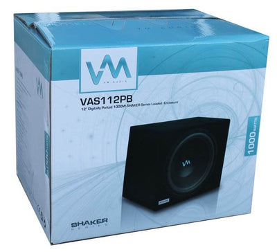 VM Audio VAS112PB 12" 1000W Subwoofer Sub Ported Enclosure Box - Open Box