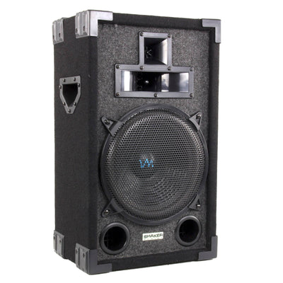 VM Audio VAS310P 600 Watt 3 Way 10" DJ Passive Loud Speaker System (Open Box)