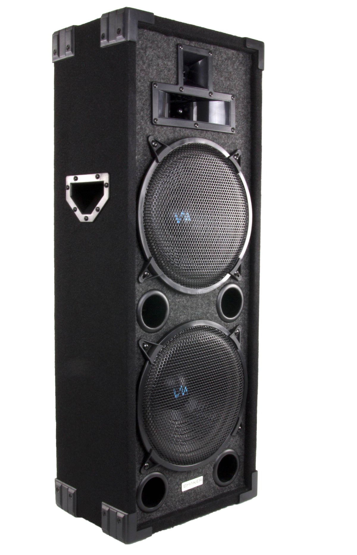 VM Audio VAS4210P 1100 Watt 4-Way Dual 10" DJ Loud Speaker (Open Box)