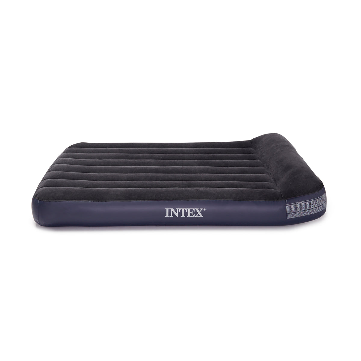 Intex Inflatable Full Size Air Mattress with Built-In Pillow Rest & Pump (Used)