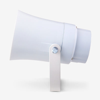 PYLE Aluminum 5.6 Inch Indoor and Outdoor PA Horn Speaker 70 Volt 8 Ohms, White - VMInnovations