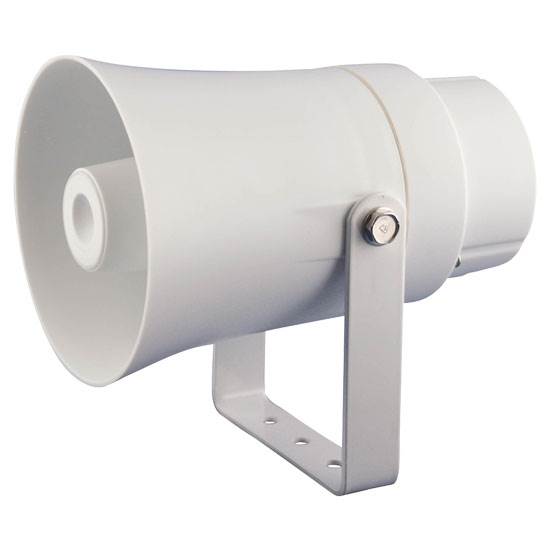 PYLE Aluminum 5.6 Inch PA Horn Speaker 70 Volt 8 Ohms, White (Open Box)