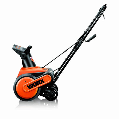 Worx WG650 18" Electric Snow Thrower/Blower up to 30 Feet, 13 Amp Orange (Used)