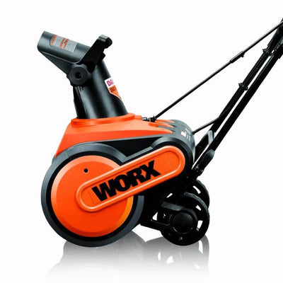 Worx WG650 18" Electric Snow Thrower/Blower up to 30 Feet, 13 Amp Orange (Used)