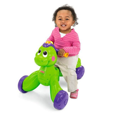 Fisher Price Go Baby Go Stride-To-Ride Dino Kids Walker - Open Box