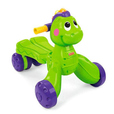 Fisher Price Go Baby Go Stride-To-Ride Dino Kids Walker - Open Box
