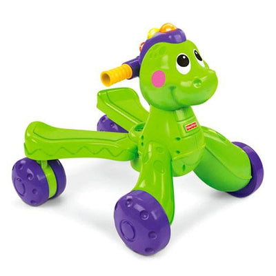 Fisher Price Go Baby Go Stride-To-Ride Dino Kids Walker - Open Box