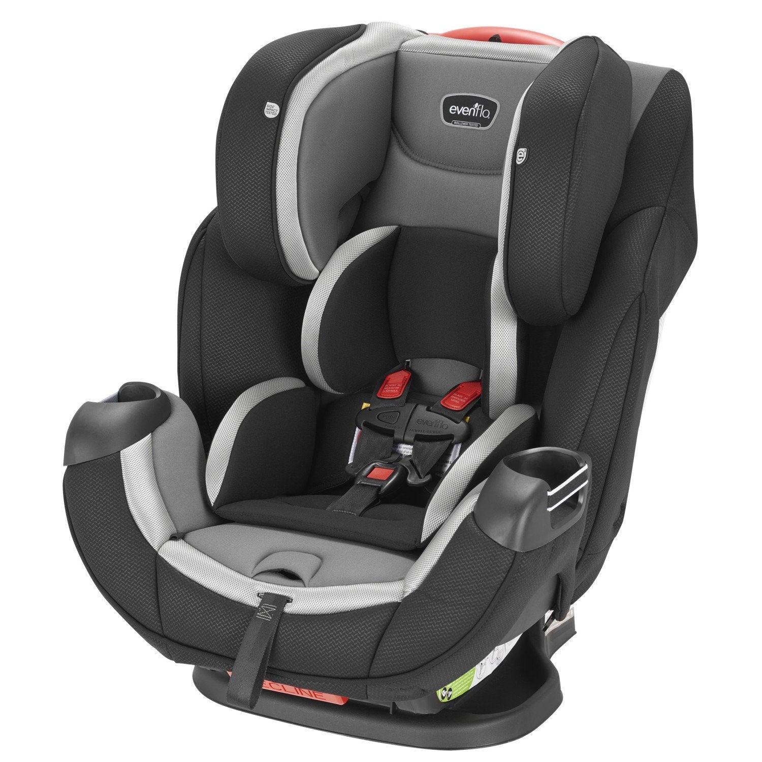 Evenflo Symphony DLX All-in-1 Convertible Car Seat, Kids 5 to 110 Pounds, Apex