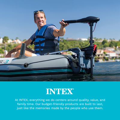Intex Composite Motor Mount w/ Aluminum Supports for Inflatable Boat or Raft