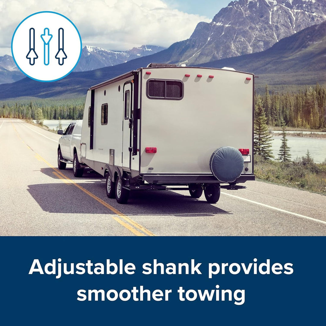 Camco Eaz Lift Elite 1000 Pound Weight Distribution Hitch with Adjustable Shank