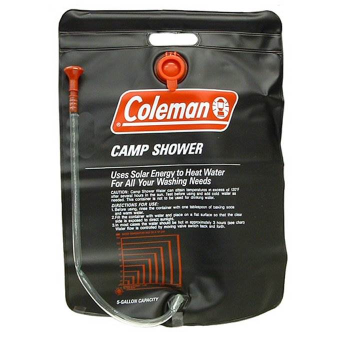 Coleman 5 Gallon PVC Solar Heated Water Camp Shower | Open Box