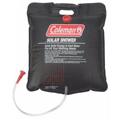 Coleman 5 Gallon PVC Solar Heated Water Camp Shower - On/Off Valve (Used)