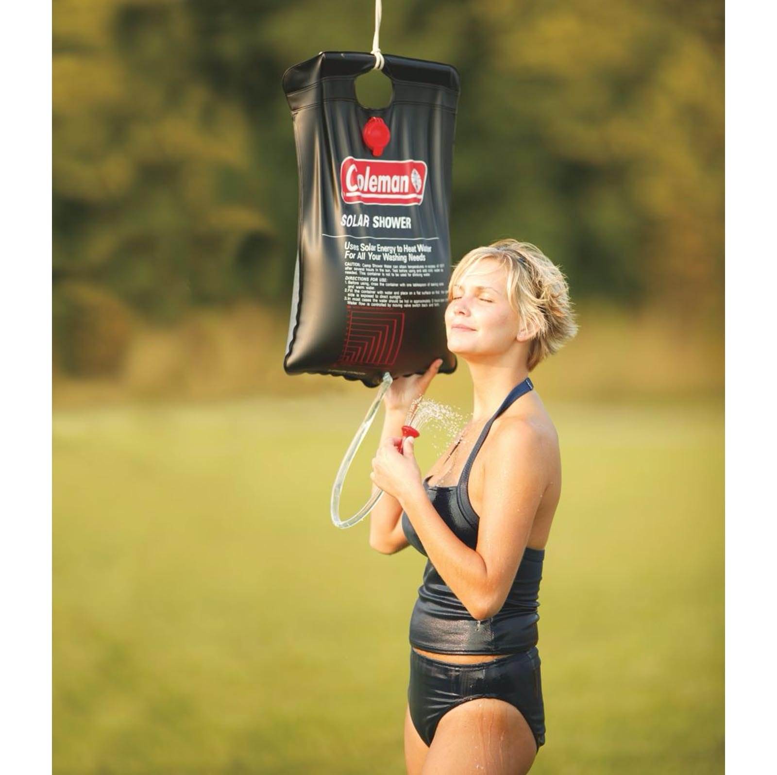 Coleman 5 Gallon PVC Solar Heated Water Camp Shower | Open Box