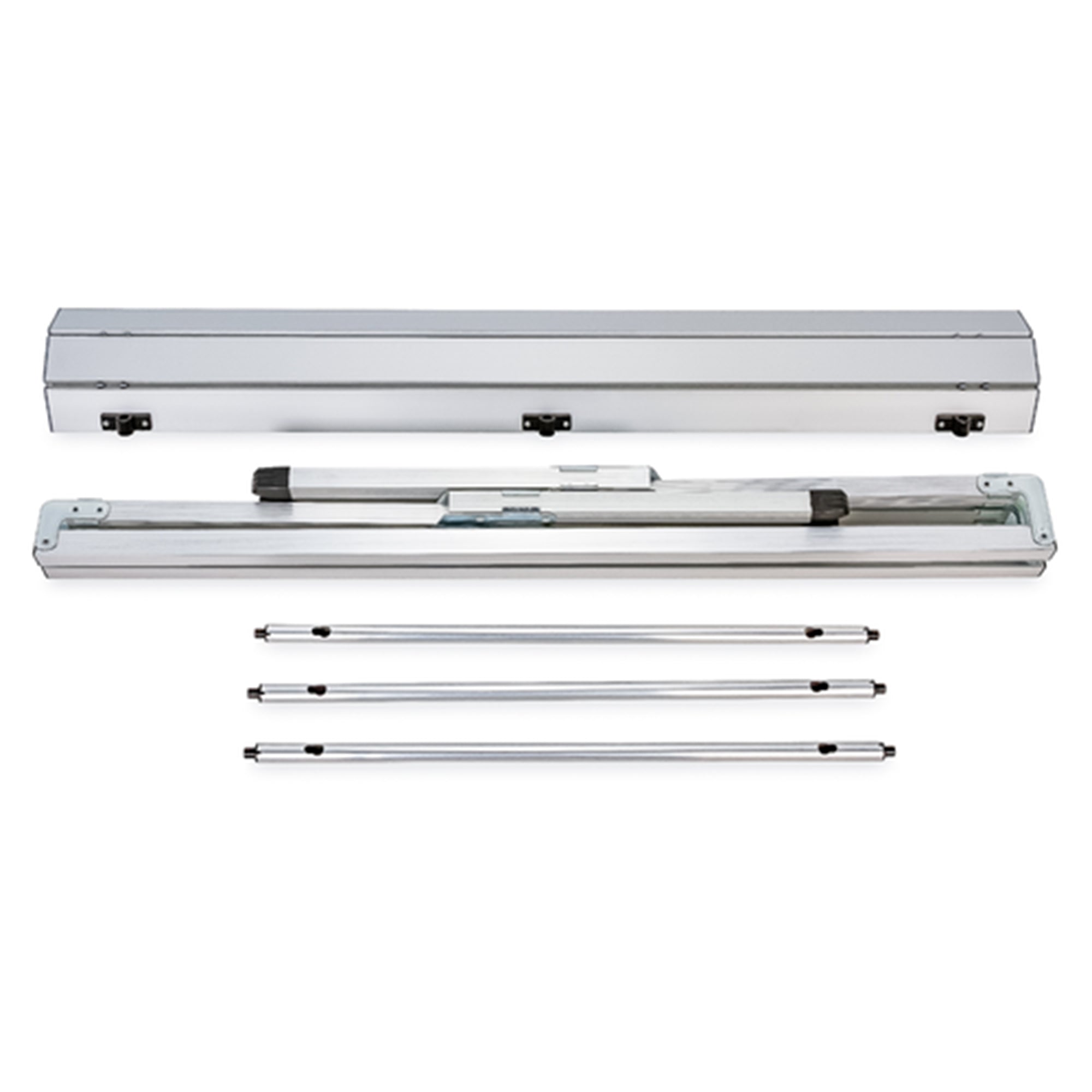 Camco Aluminum Roll-Up Table w/ Carrying Bag for Outdoor Use, Seats 4-6, Silver - VMInnovations