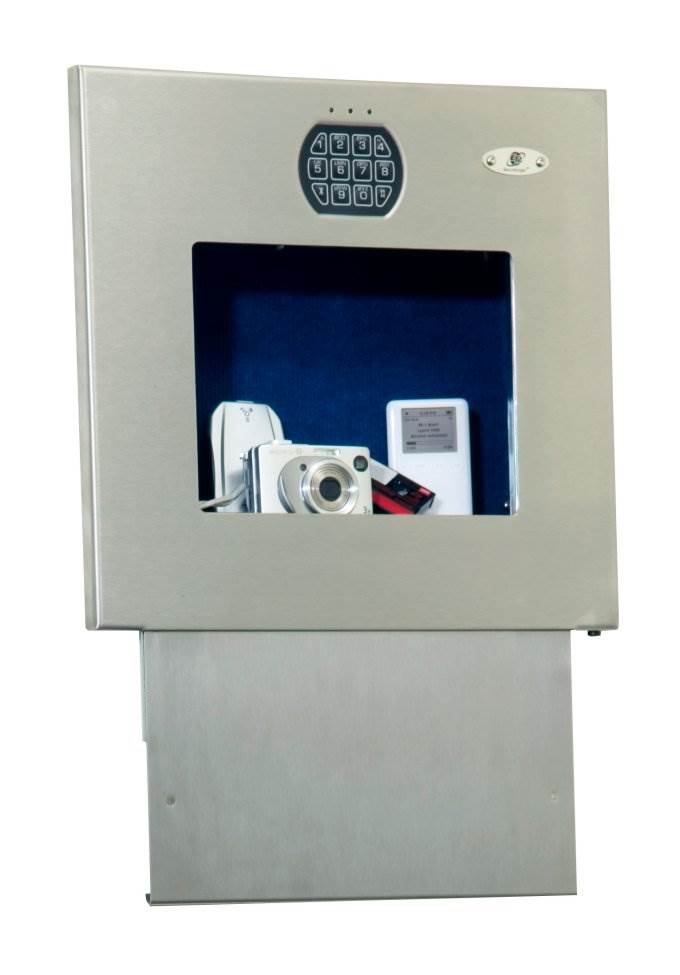 SECURE LOGIC 20710 Digital Keypad Steel Wall Vault Gun Safe - Instant Access