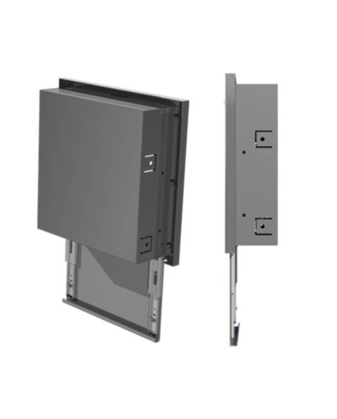 SECURE LOGIC 20710 Digital Keypad Steel Wall Vault Gun Safe - Instant Access