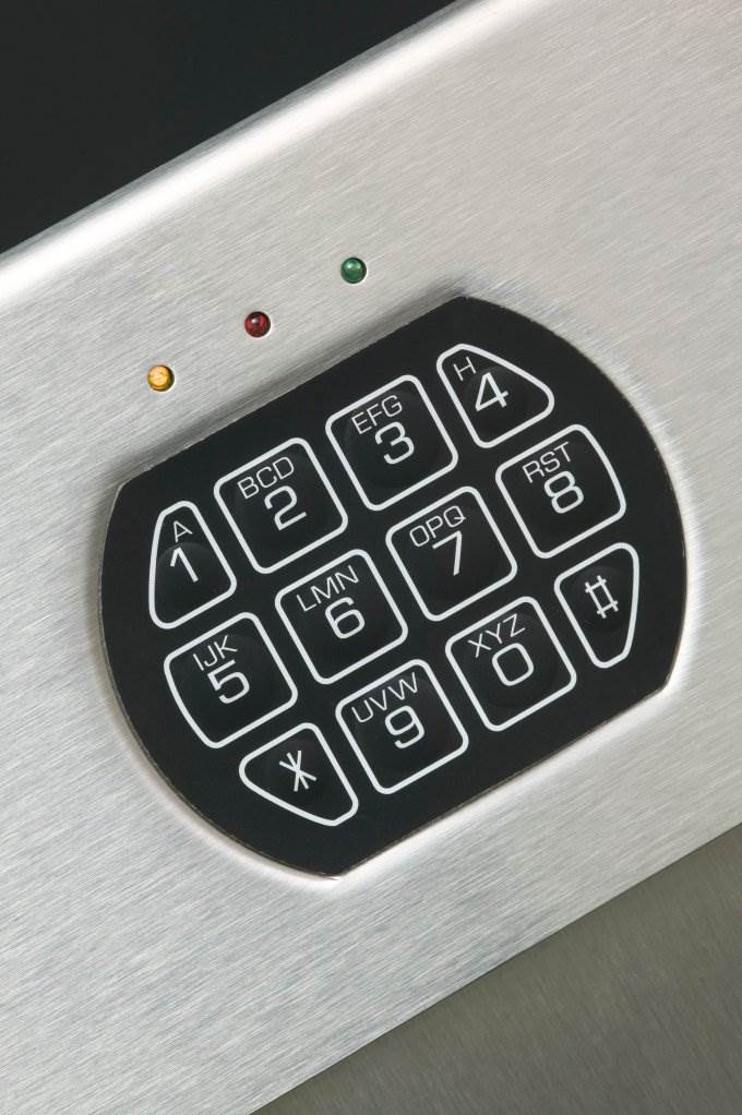 SECURE LOGIC 20710 Digital Keypad Steel Wall Vault Gun Safe - Instant Access