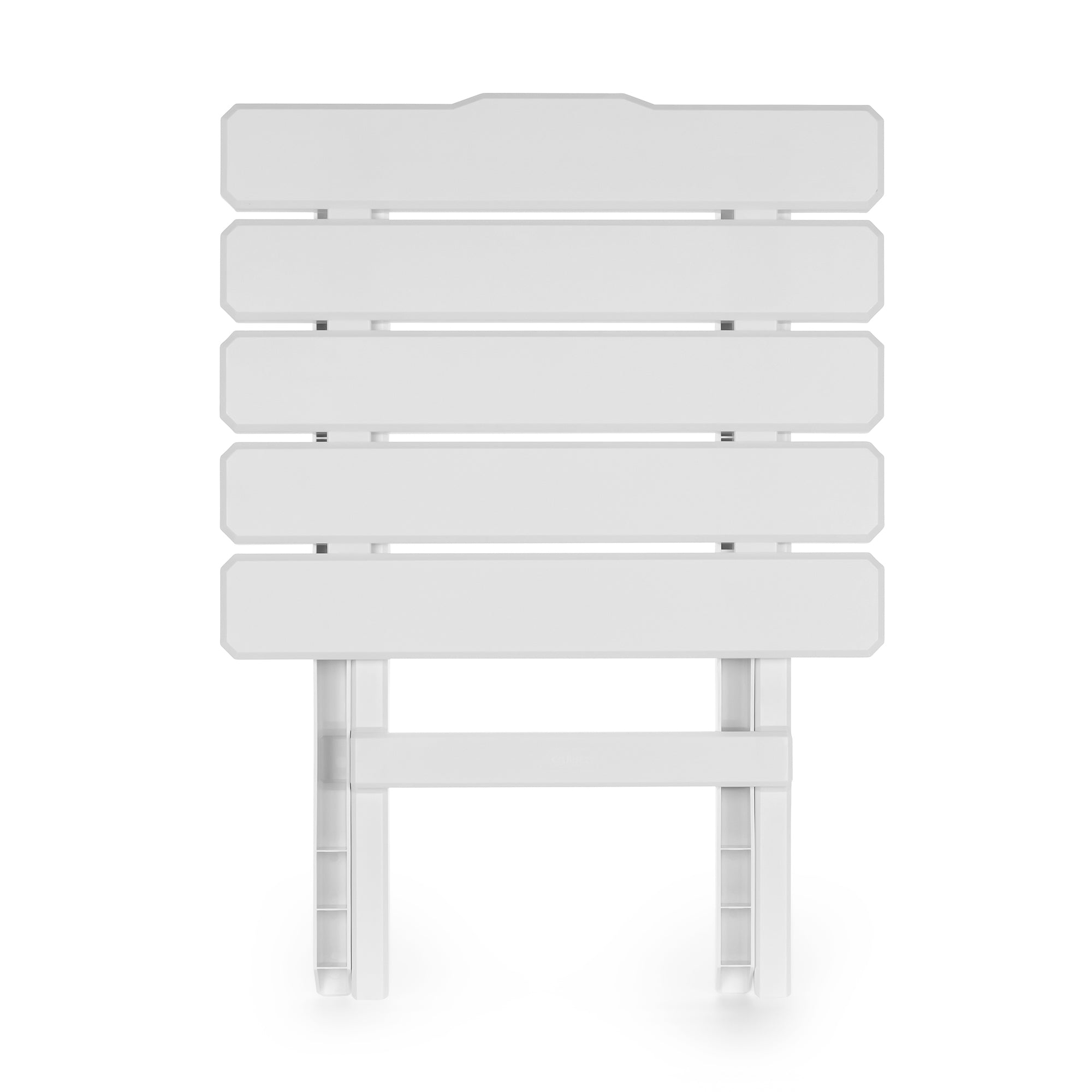 Camco Adirondack Style Folding Plastic Large Table, Indoor or Outdoor Use, White - VMInnovations