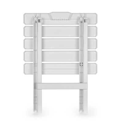 Camco Adirondack Style Folding Plastic Large Table, Indoor or Outdoor Use, White - VMInnovations