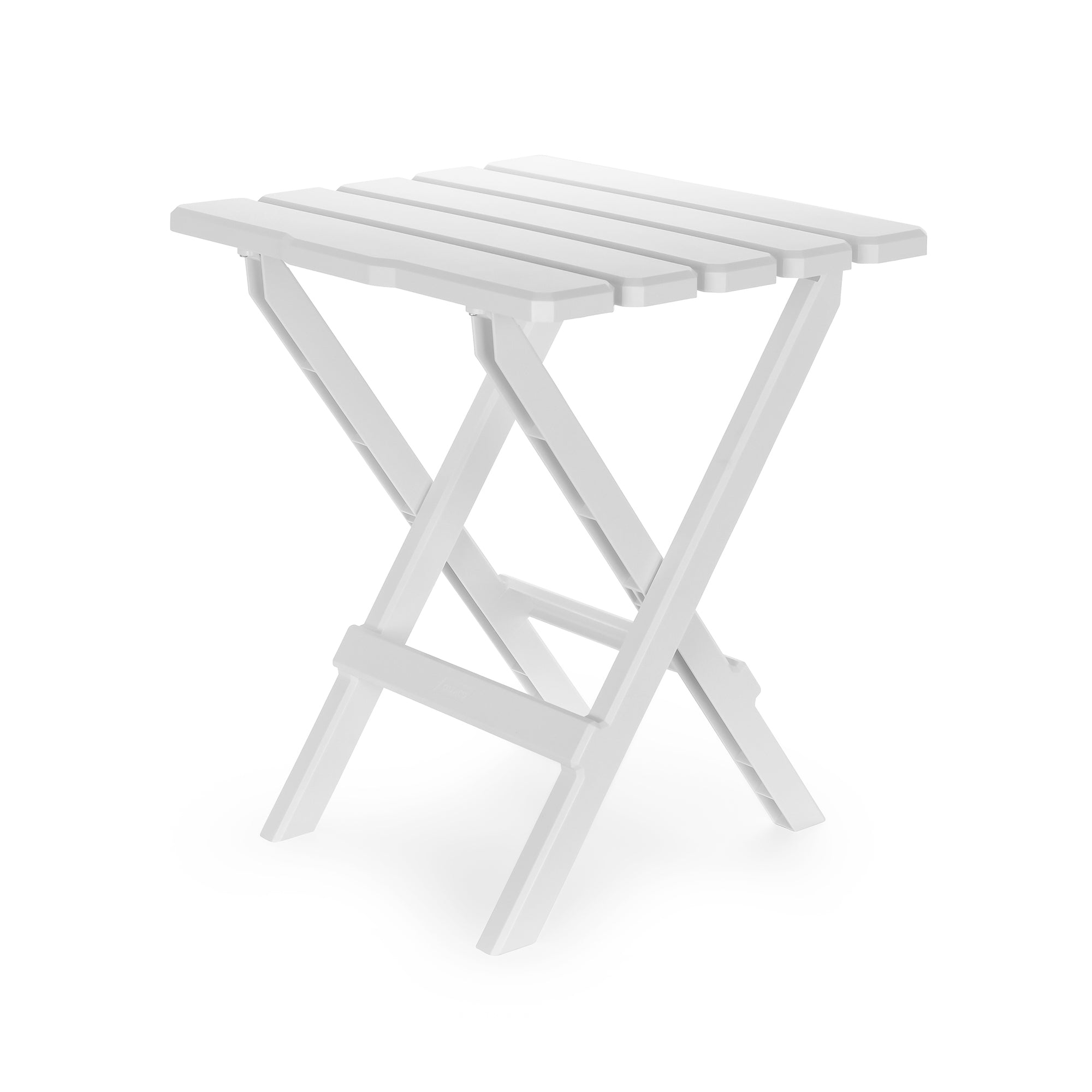 Camco Adirondack Style Folding Plastic Large Table, Indoor or Outdoor Use, White - VMInnovations
