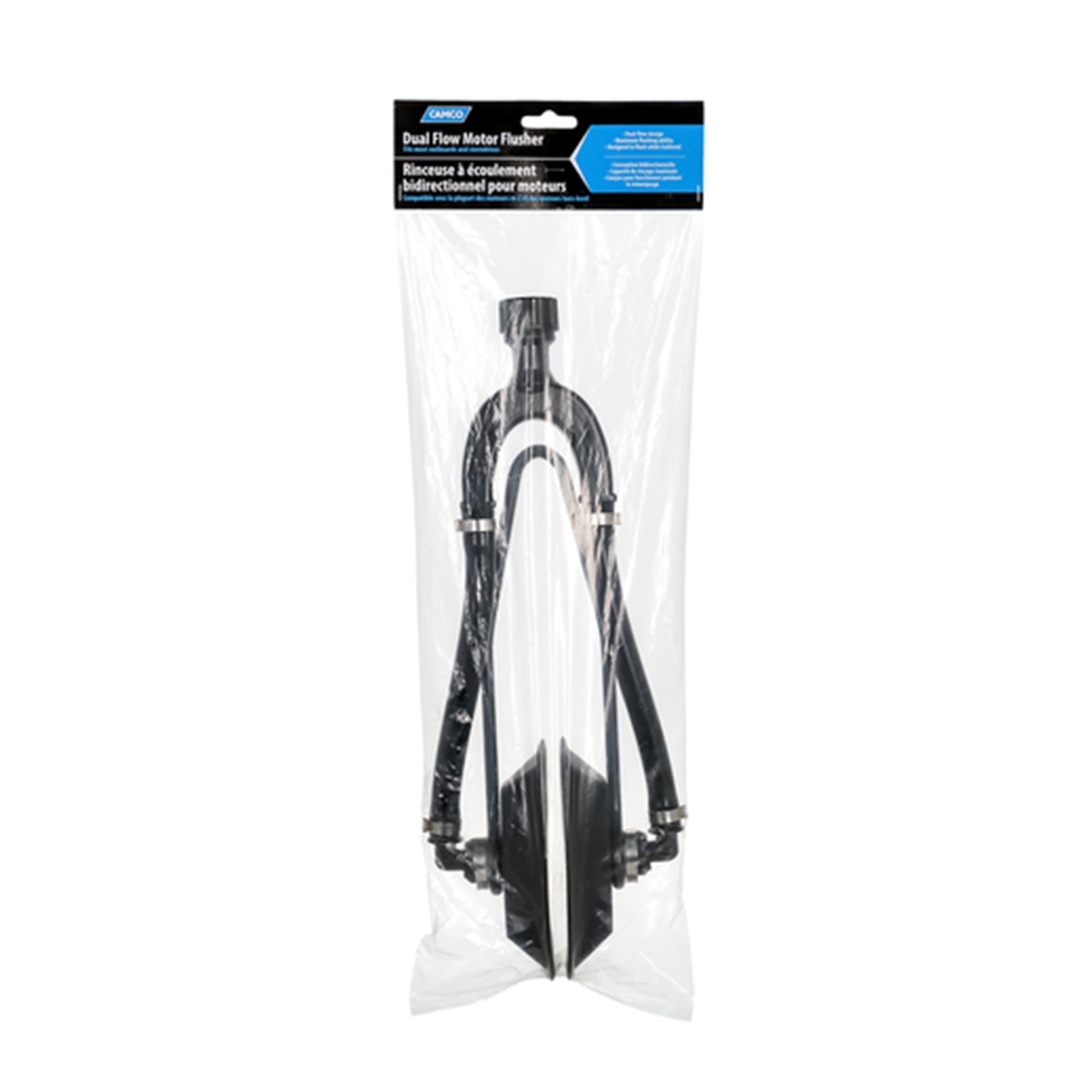 Camco Dual Flow Motor Flusher, Boat Engine Flushing Muffs, Fits Standard Hose - VMInnovations