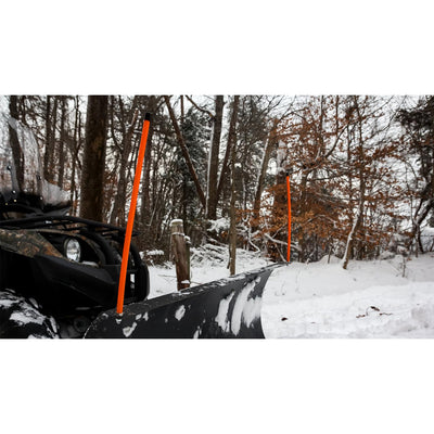 Black Boar ATV/UTV Snow Plow Marker Kit with High Visible Color, 18", Orange