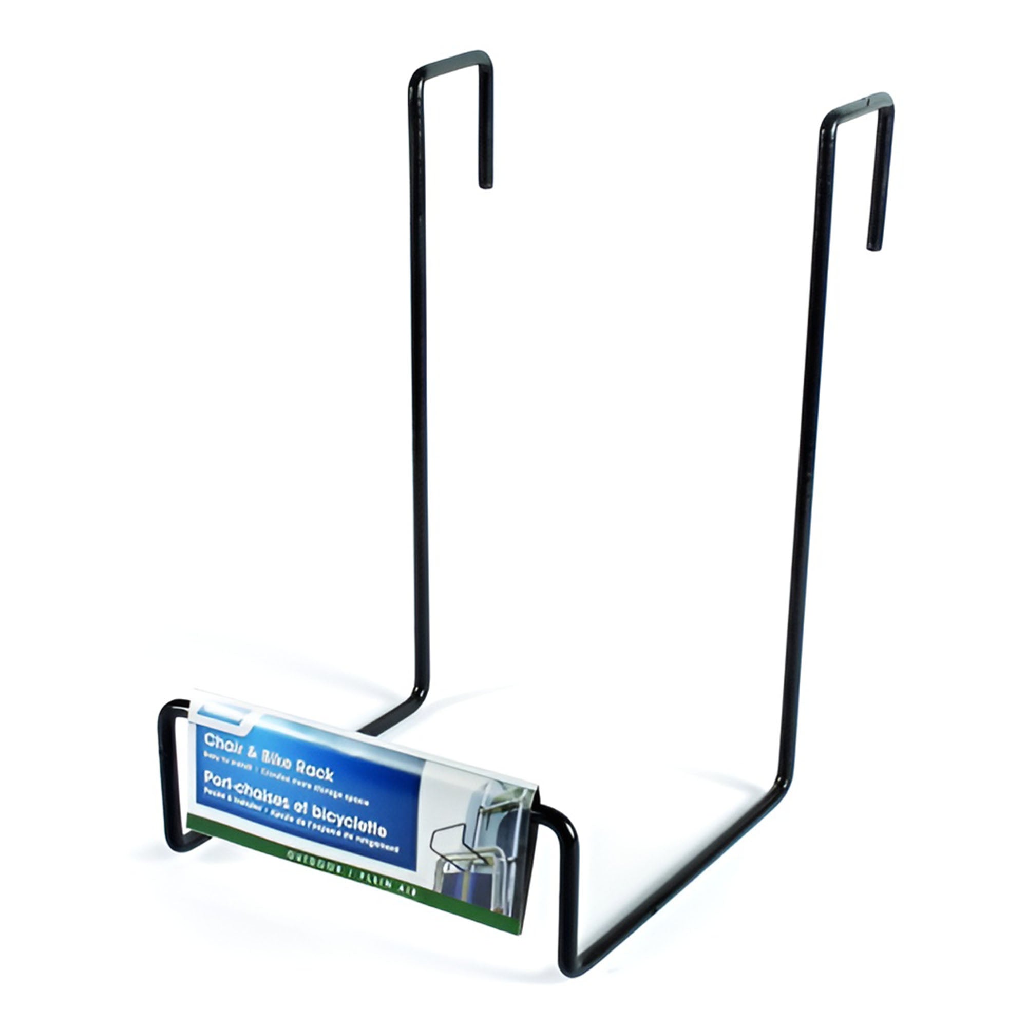 Camco Heavy Duty Chair Rack, Hook on RV Ladder to Support Folding Chairs, Black - VMInnovations