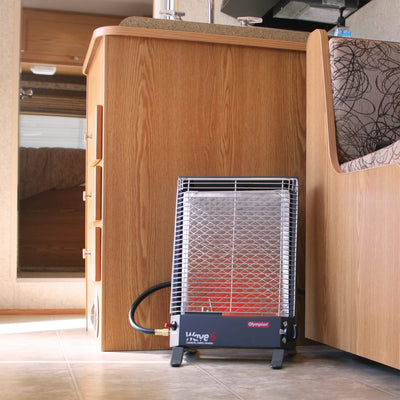 Camco Olympian Wave-6 Portable Catalytic Safety Heater for RV Use, 6,000 BTU