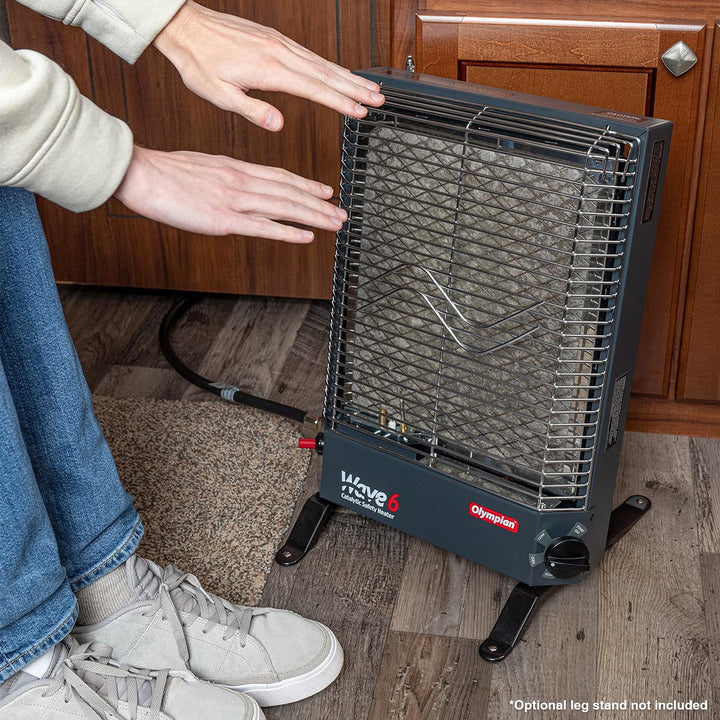 Camco Wave-6 Portable Catalytic Safety Heater for RV Use, 6,000 BTU (Open Box)