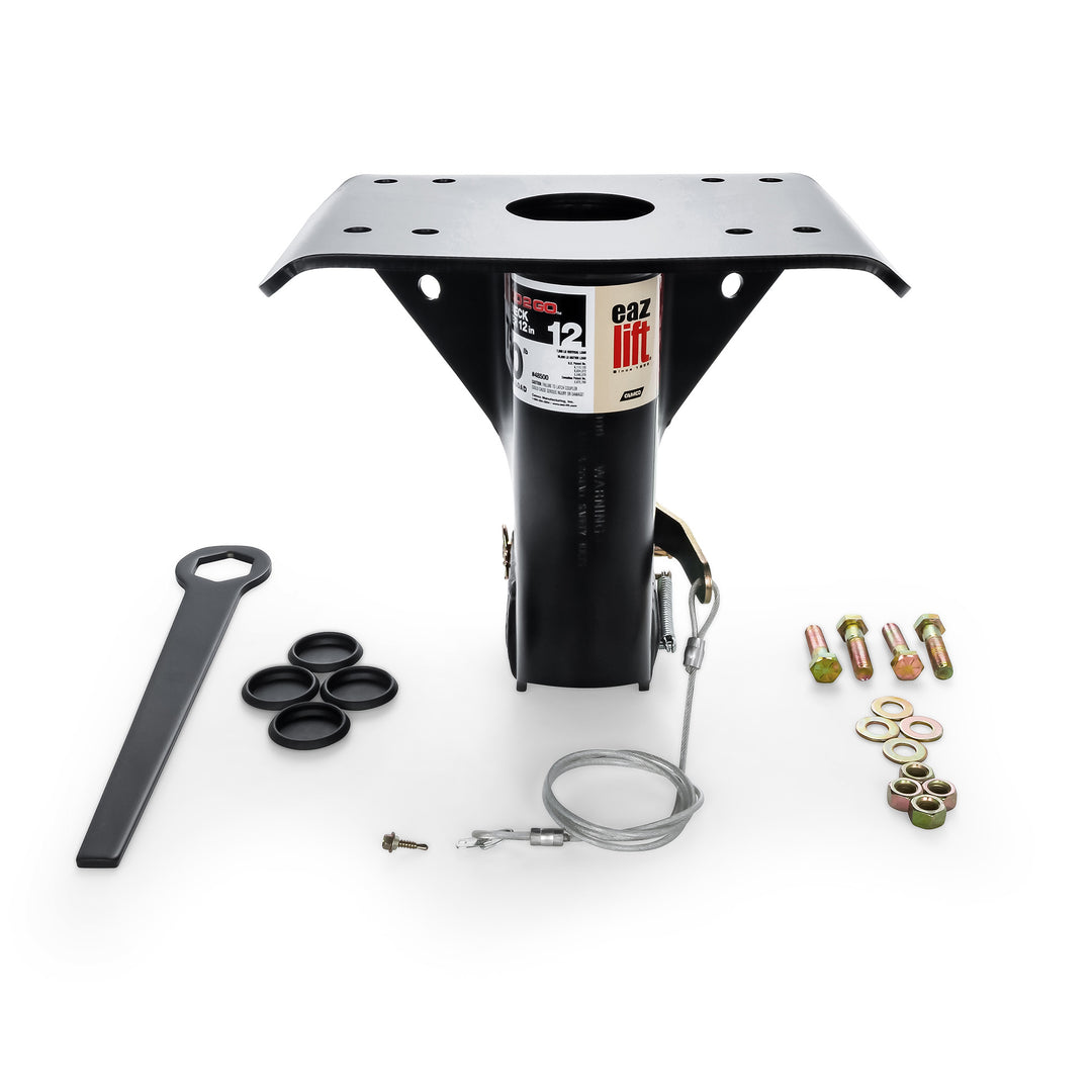 Eaz-Lift Gooseneck Adapter for Fifth Wheel Trailers, 12 Inch, 30,000 Lb Rating - VMInnovations