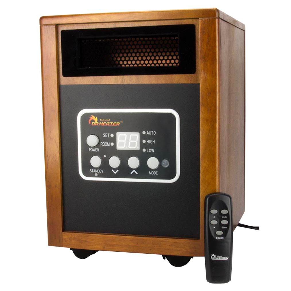 Dr. Infrared Heater 5200 BTU Portable Electric Infrared Space Heater with Remote