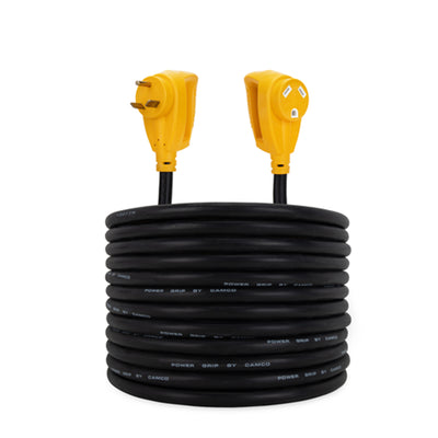 Camco PowerGrip 50 Ft 30 Amp RV Extension Cord Locking Connector 10 Gauge - VMInnovations