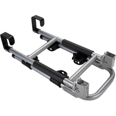 Camco RV Ladder Mount Bike Rack, Up to 2 Bikes, Foldable, 60 lb Capacity,  Black