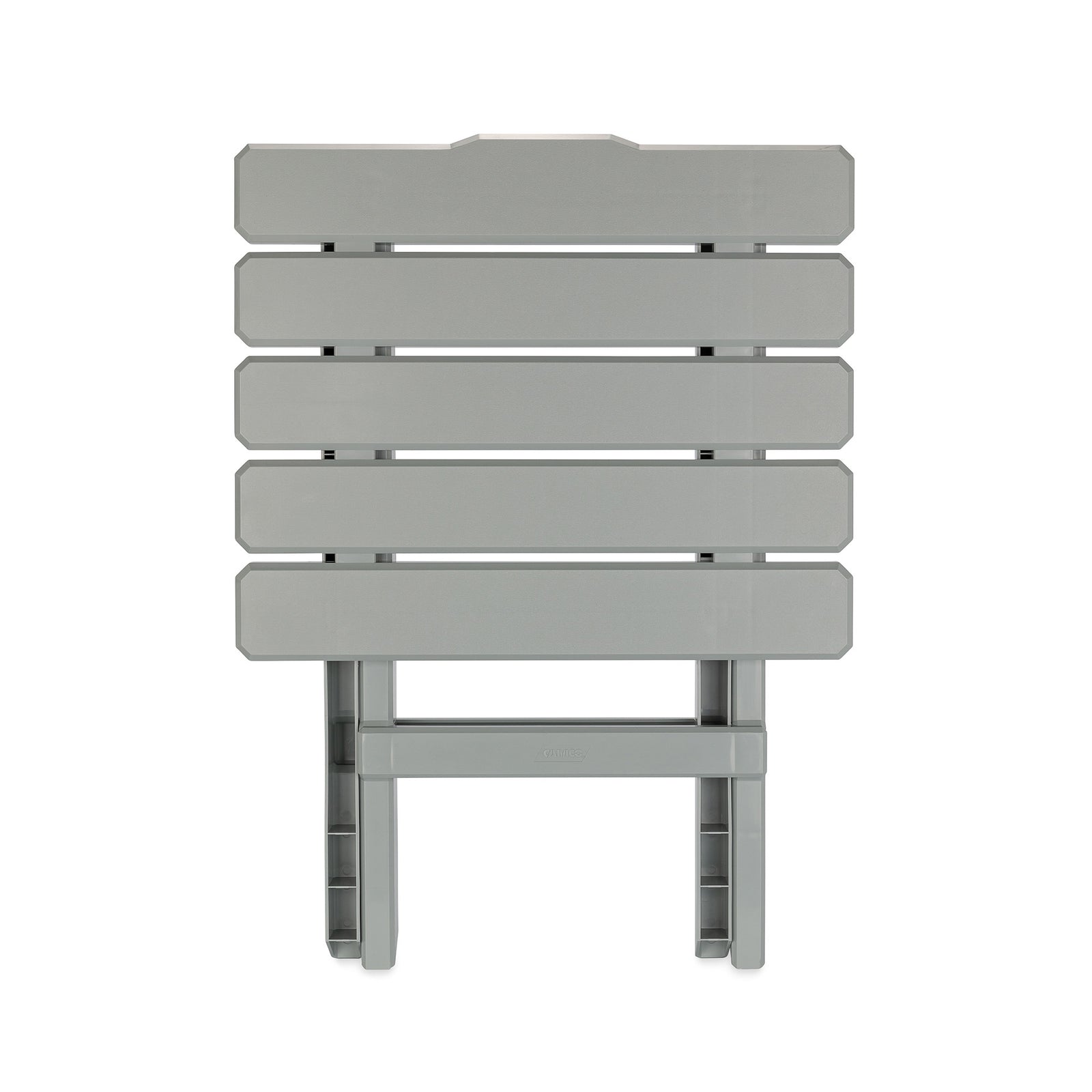 Camco Adirondack Style Folding Plastic Large Table, Indoor or Outdoor Use, Gray - VMInnovations