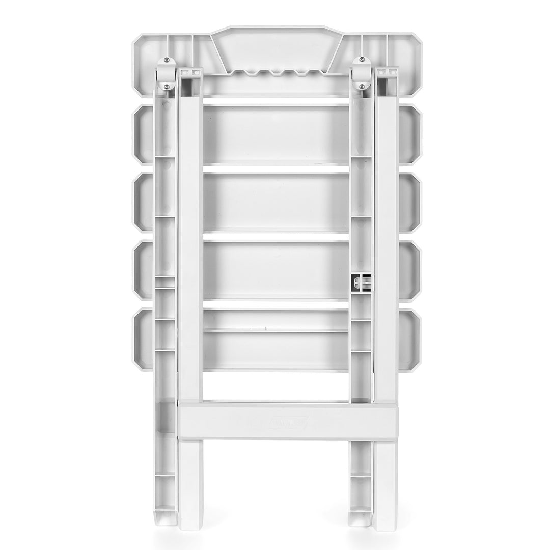 Camco Adirondack Style Folding Plastic Large Table, Indoor or Outdoor Use, White - VMInnovations