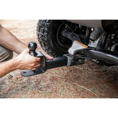 Black Boar UTV/ATV Multi-Hitch with 1-7/8" Ball & 2" Shank with 6" Length, Black