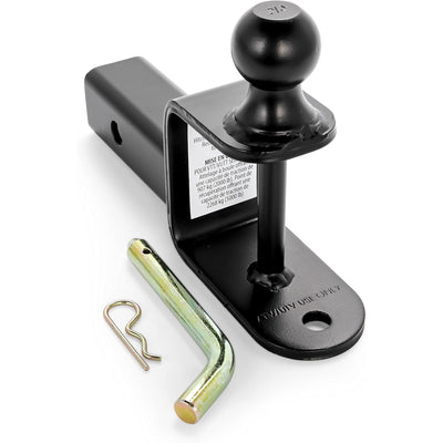 Black Boar UTV/ATV Multi-Hitch with 1-7/8" Ball & 2" Shank with 6" Length, Black