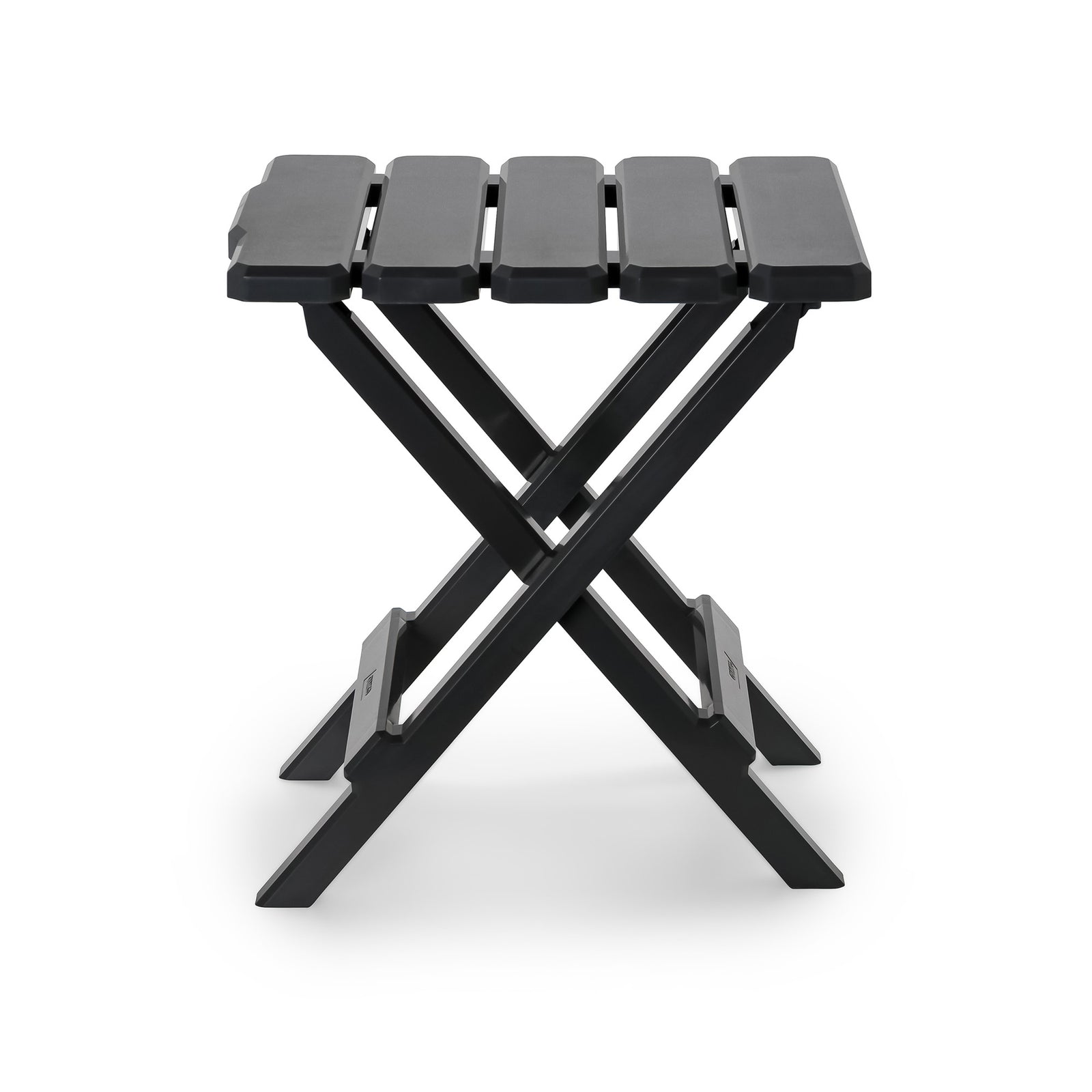 Camco Adirondack Style Folding Plastic Large Table, Indoor/Outdoor Use, Charcoal - VMInnovations