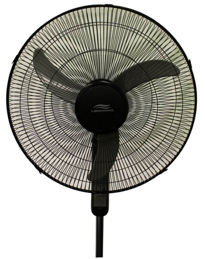 Lakewood LSF1810BR 18" Oscillating Floor Portable Fan Electronic with Stand
