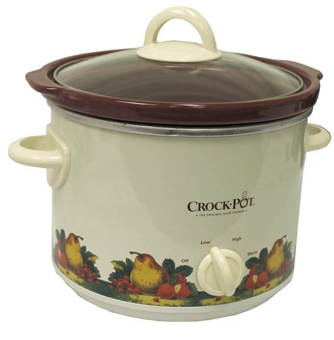 Crock Pot SCR300-R Classic 3 Quart 3 Lb Round Manual Slow Cooker - Open Box