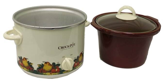 Crock Pot SCR300-R Classic 3 Quart 3 Lb Round Manual Slow Cooker - Open Box